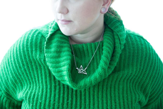 Collana Origami Crane